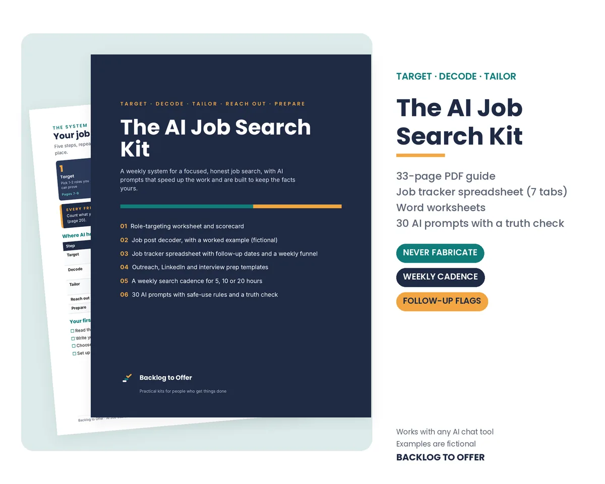 The AI Job Search Kit preview