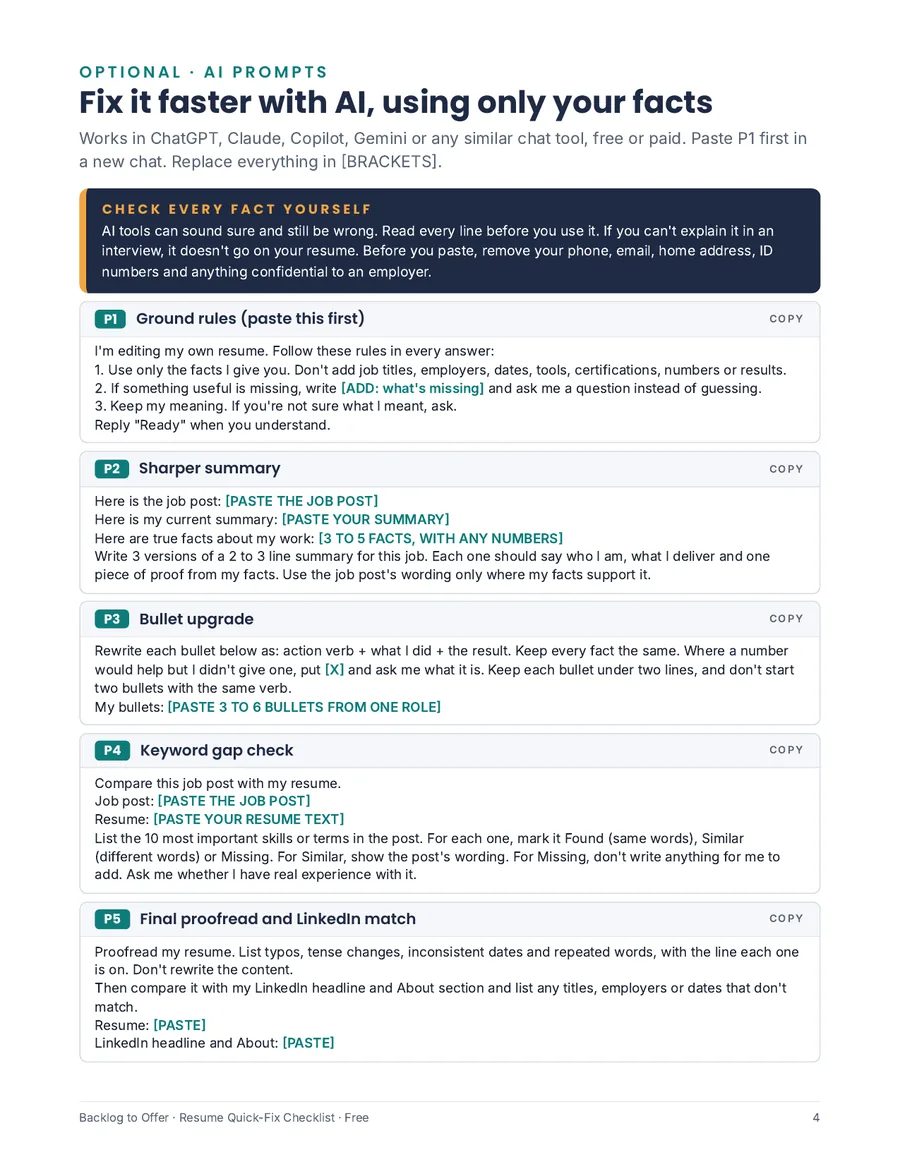 The 5 AI prompts