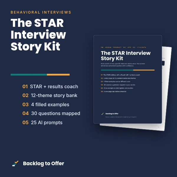 The STAR Interview Story Kit cover